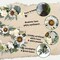 6FT Artificial Flower Garland Décor – Handcrafted Sunflower, Rose & Peony Floral Vine Swag for Spring & Summer, White Floral Arrangement for Home, Table, Mantel, Railing, Stair, Door, Wedding Party Arch & Backdrop